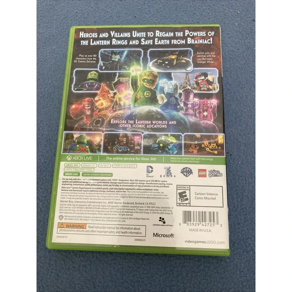LEGO Batman 3: Beyond Gotham (Microsoft Xbox 360, 2014) Manual & Xbox One Manual